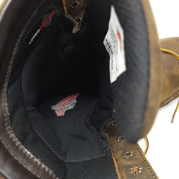 Red‎ Wing 2219 Logger Max Waterproof Vibram Sole Leather Work Boots Mens 9D main image 7